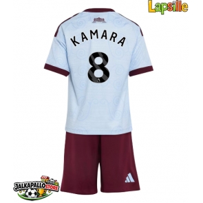 Aston Villa Boubacar Kamara #8 Kolmaspaita Lapsille 2026-27 Lyhythihainen (+ shortsit)